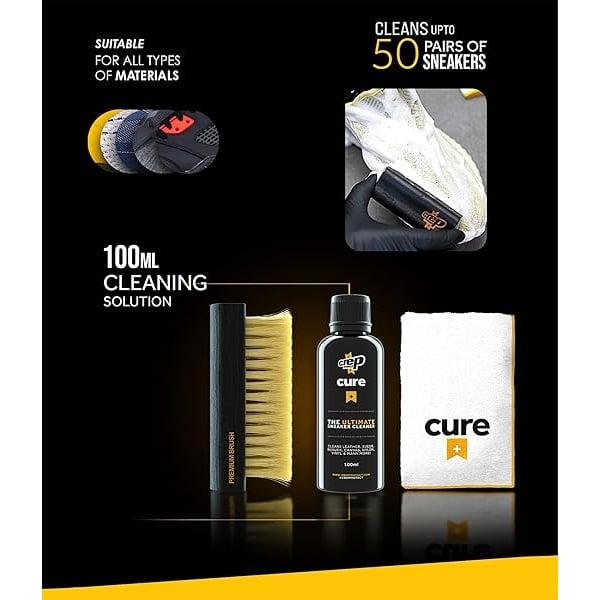 Crep Protect Ultimate - Paquete de caja para el cuidado del calzado, viene con solución, cepillo, toalla, borrador, toallitas - Image 3