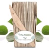 Cubertería Palm Naki (40 unidades) de Palm Leaf – vajilla desechable, cubiertos compostables y biodegradables, Knives