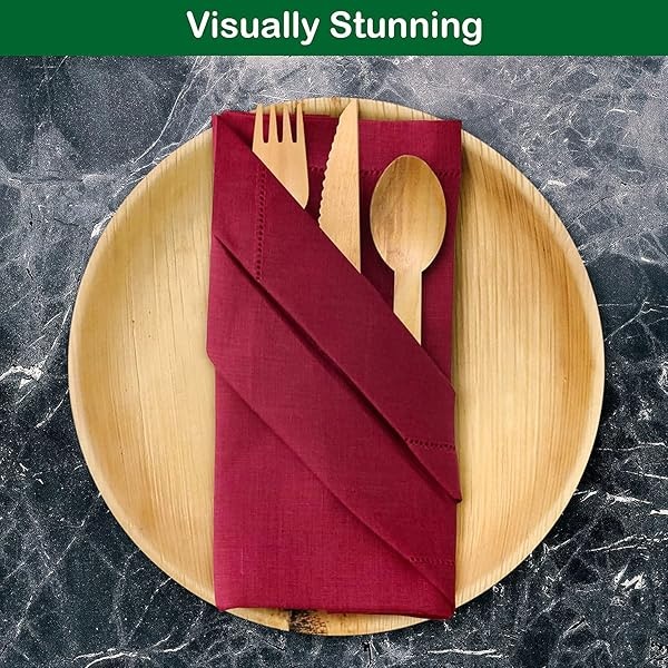Cubertería Palm Naki (40 unidades) de Palm Leaf – vajilla desechable, cubiertos compostables y biodegradables, Knives - Image 9