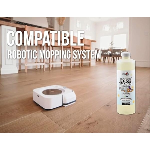 DU-MOST concentrado limpiador de pisos (hace 16 galones); enzimas a base de plantas, niños, mascotas y medio ambiente, pH neutro, biodegradable; limpia todos los suelos de superficie dura, sin enjuague, cítricos; 16 oz - Image 6