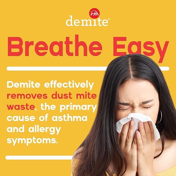 DeMite Aditivo para lavandería (8 oz) Eliminador de alérgenos, Bundle 8 Ounce Bottle + Expert Pro Tips - Image 4