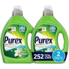 Detergente líquido Purex, elementos naturales de lino y lirios, 2 concentrados, 2 unidades, 220 cargas totales