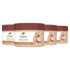 Dove Scrub For Silky Smooth Skin Brown Sugar & Coconut Butter Body Scrub Exfoliates & Restores Skin's Natural Nutrients, 10.5 Ounce (Pack of 4)