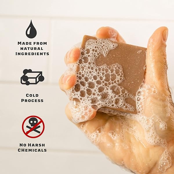 Dr. Squatch Men's Soap Sampler Pack (3 Bars) ¢‚¬€œ Pine Tar, Cedar Citrus, Bay Rum Bars ¢‚¬€œ Natural Manly Scented Organic Soap for Men (3 Bar Bundle Set) - Image 4