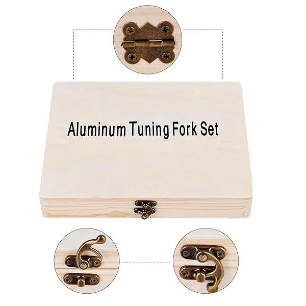 EASTROCK - Juego de tenedores de afinación con martillo de silicona, nervio de grado clínico/sensorial para una curación perfecta (8 unidades) - Image 3