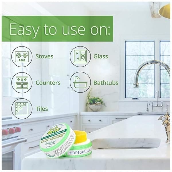 Earth Brite Clay Bar Limpiador multiusos – Limpiador de superficies múltiples para cocinas, duchas y superficies duras – Producto de limpieza 100% natural - Image 3