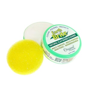 Earth Brite Clay Bar Limpiador multiusos – Limpiador de superficies múltiples para cocinas, duchas y superficies duras – Producto de limpieza 100% natural