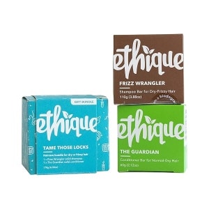 Eco-Friendly Shampoo & Conditioner Bar Bundle for Dry Hair - Sustainable & Natural Bars, 100% Soap Free, pH Balanced, Vegan, Plant Based, Palm Oil Free, 100% Compostable & Zero Waste, 180ml