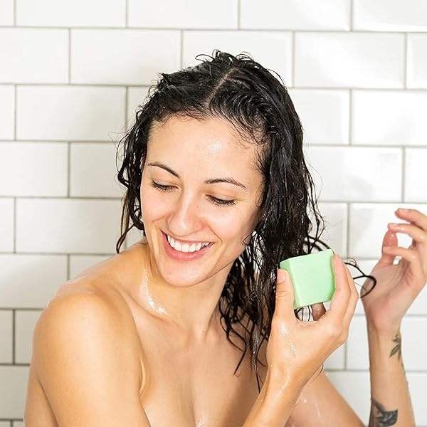 Eco-Friendly Shampoo & Conditioner Bar Bundle for Dry Hair - Sustainable & Natural Bars, 100% Soap Free, pH Balanced, Vegan, Plant Based, Palm Oil Free, 100% Compostable & Zero Waste, 180ml - Image 7