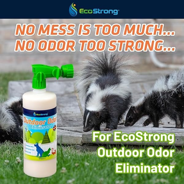Eco Strong Eliminador de olores al aire libre | Limpiador de enzimas de orina de perro – Potente desodorante para mascotas, gatos, animales | Fuerza profesional para patio, césped, perreras, patios, cubiertas (32 oz) - Image 8