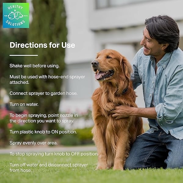 Eliminador de olores de patio para perros más citronela – Desodorante de patio al aire libre para orina y caca de perro – Recambio de 66 onzas líquidas elimina el olor del césped y el patio – Uso en césped, patios, grava, hormigón y más - Image 5