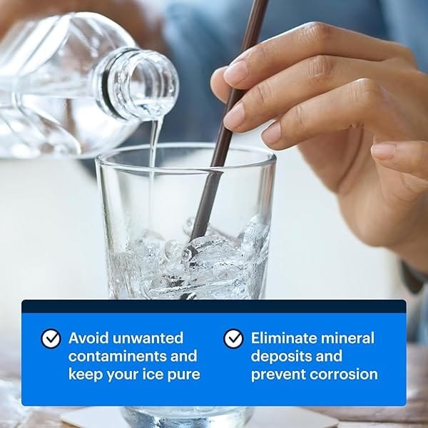Essential Values Limpiador de máquina de hielo de 32 usos (galón/3.78), descalcificador seguro para níquel | Limpiador para máquina de hielo compatible con: Whirlpool 4396808, Manitowac, Ice-O-Matic, Scotsman, Follett y mucho más - Image 3