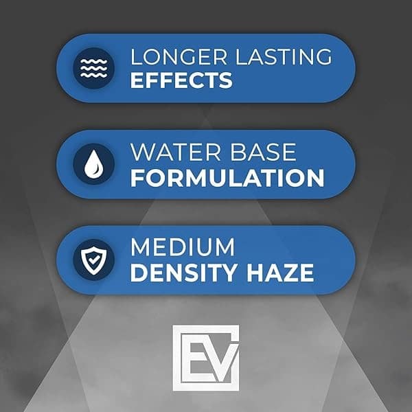 Essential Values - Líquido para máquina de niebla - Líquido para máquina de humo - Zumo de niebla de larga duración - Humo de densidad media para nebulizadores a base de agua - Para máquinas de - Image 4