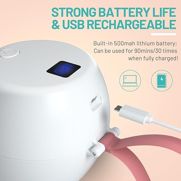Esterilizador para chupete, desinfectante portátil UV-C VANELC con recargable por USB, mini caja desinfectante de luz UV elimina el 99.99% de los gérmenes en 180 segundos, funda para chupete de bebé para viajes, última intervensión de BPA - Image 6