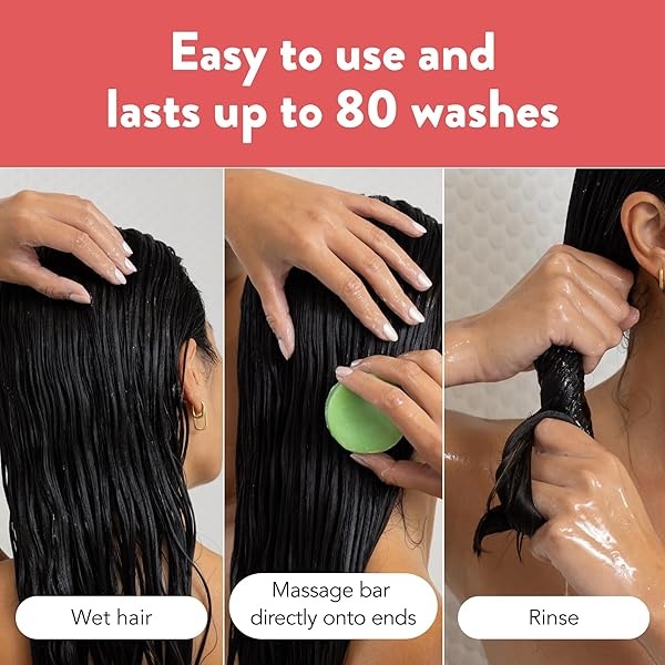 Ethique - Barra acondicionador profundo para cabello muy seco, demasiado delicioso, acondicionador natural profundo para cabello dañado, pH equilibrado, base vegana ecológica, 100% compostable y cero residuos 2.5 onzas - Image 7