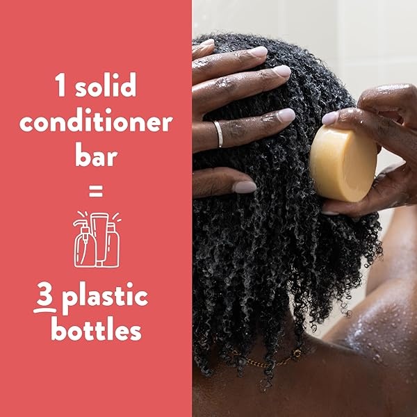 Ethique - Barra acondicionador profundo para cabello muy seco, demasiado delicioso, acondicionador natural profundo para cabello dañado, pH equilibrado, base vegana ecológica, 100% compostable y cero residuos 2.5 onzas - Image 8