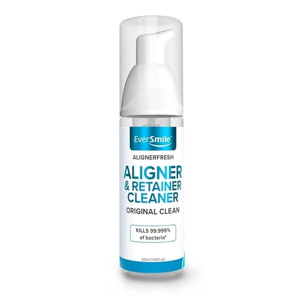 EverSmile AlignerFresh Original Clean - AlignerFresh Cleaning Foam for Invisalign, ClearCorrect, Essix, Hawley Trays/Aligners. Cleans, Eliminates Bacteria, Whitens Teeth & Fights Bad Breath (50ml) - Image 3
