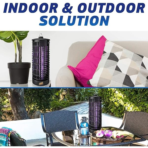 Exprimidor de insectos para interiores y exteriores, matador de insectos, trampa para moscas, raspador de insectos, trampa para mosquitos, atrapador de insectos, trampa para atrayentes de mosquitos, zapper para moscas, tablero de mesa de desatascador de insectos (negro) - Image 6