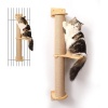FUKUMARU Árbol de actividades para gatos con postes rascadores de yute rascador hamaca, Cat Activity Tree