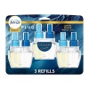 Febreze Ambientadores enchufables, océano, eliminador de olores, repuesto de aceite perfumado, 3 unidades