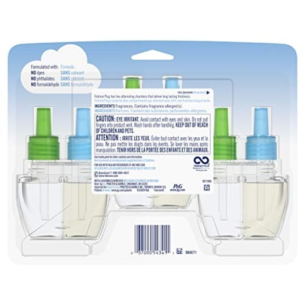 Febreze Plug In Air Freshener Scented Oil Refill, Gain Original Scent, 3 Count - Image 3