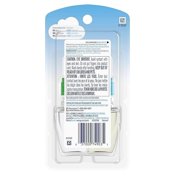 Febreze Plug In Air Freshener Scented Oil Refill, Gain Original Scent - Image 3