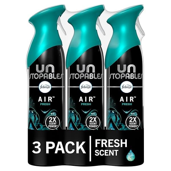 Febreze Unstopables Fresh Air Freshener (3 Count, 8.8 oz. Each)