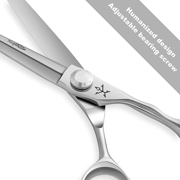 Fengliren Tijeras profesionales de alta gama extremadamente afiladas, tijeras de corte de pelo para peluquería de 6.5 pulgadas, tijeras de corte de pelo hechas de aleación de acero inoxidable para peluquería y uso doméstico - Image 4