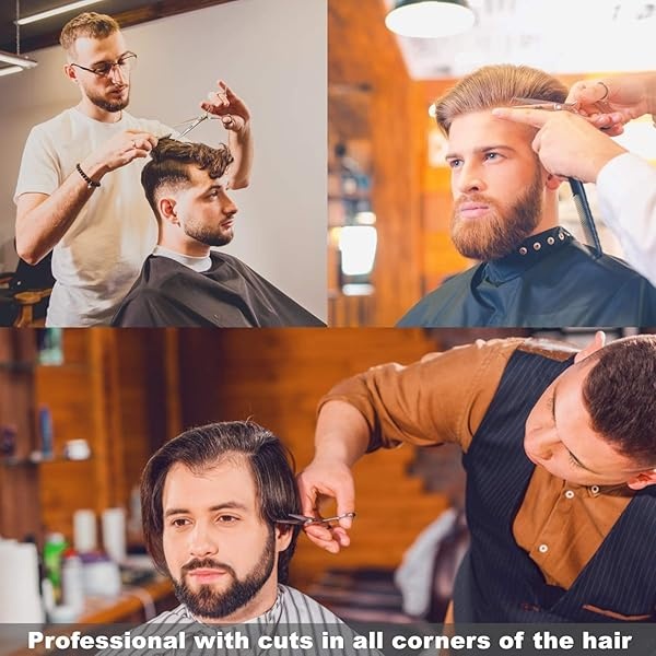 Fengliren Tijeras profesionales de alta gama extremadamente afiladas, tijeras de corte de pelo para peluquería de 6.5 pulgadas, tijeras de corte de pelo hechas de aleación de acero inoxidable para peluquería y uso doméstico - Image 6