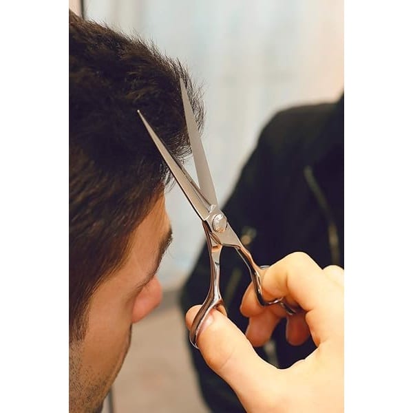 Fengliren Tijeras profesionales de alta gama extremadamente afiladas, tijeras de corte de pelo para peluquería de 6.5 pulgadas, tijeras de corte de pelo hechas de aleación de acero inoxidable para peluquería y uso doméstico - Image 8
