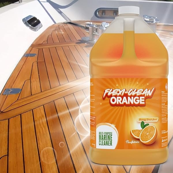 Flexi-Clean Orange Citrus Multi-Purpose Marine & Boat Cleaner 1 Gallon (128 fluid ounces) - Image 5