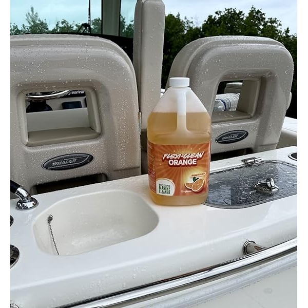 Flexi-Clean Orange Citrus Multi-Purpose Marine & Boat Cleaner 1 Gallon (128 fluid ounces) - Image 8