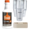Floetrol para pintura acrílica para verter aditivo medio, suministros para verter pintura blanca, 20 vasos desechables para mezclar, 20 varillas de mezcla de pintura Pixiss para madera