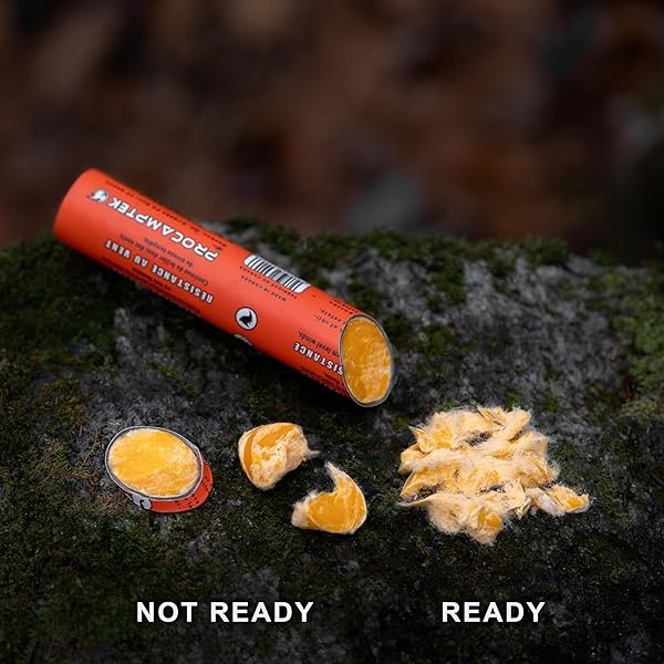 Fookoo Fast Fire Stick Quick Emergency Fire Starter Tinder - 2 Pack； - Image 4