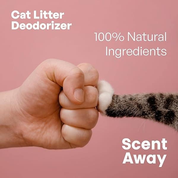 Fragent Away - Desodorizador de arena para gatos sin fragancia con carbón activo (paquete de 1) - Image 8