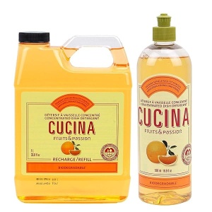 Fruits and Passion Cucina Daily Liquid Dish Detergent Refill Duo Set