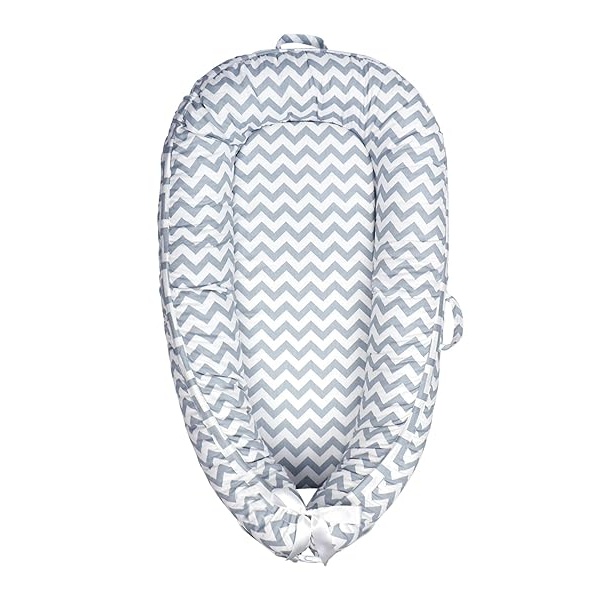 Funda para tumbona para bebé, funda para tumbona recién nacido, funda para rodar de bebé, tumbona para bebé, 100% algodón, suave para viajes, búsqueda de registro de bebé (patrón de rayas)