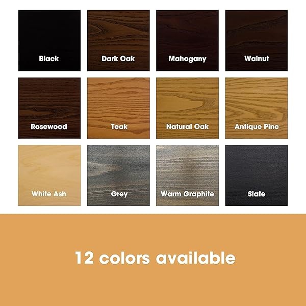 Furniture Clinic - Tinte para madera | Múltiples acabados, secado rápido, muebles de interior y exterior y más, a base de agua, bajo olor, no tóxico, poliuretano, roble oscuro (8.5 onzas / 250 ml) - Image 5