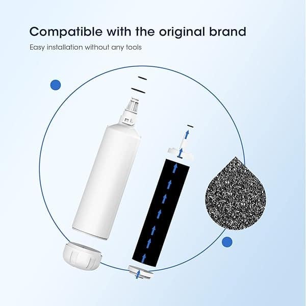 GLACIER FRESH - Filtro de agua de repuesto para máquina de hielo 7012333, compatible con filtro de agua Sub-Zero 7012333, reemplazo de filtro de agua para máquina de hielo, Manitowoc K00374 (paquete - Image 5