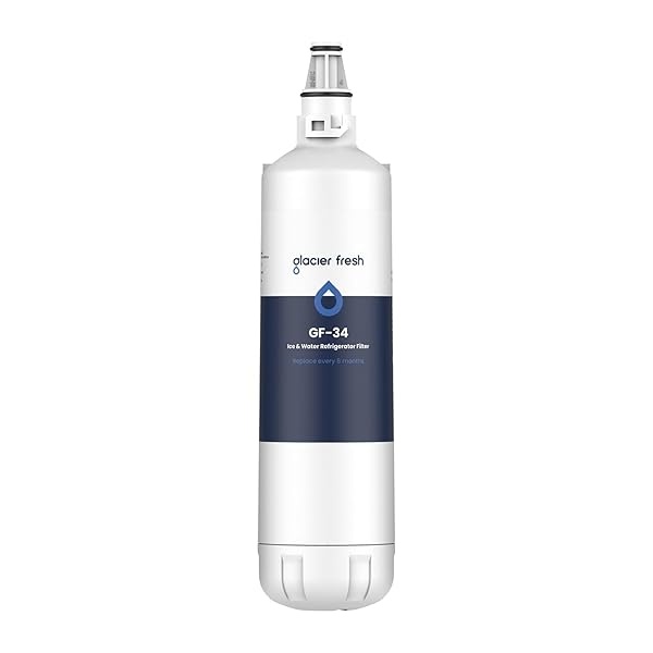 GLACIER FRESH - Filtro de agua de repuesto para máquina de hielo 7012333, compatible con filtro de agua Sub-Zero 7012333, reemplazo de filtro de agua para máquina de hielo, Manitowoc K00374 (paquete