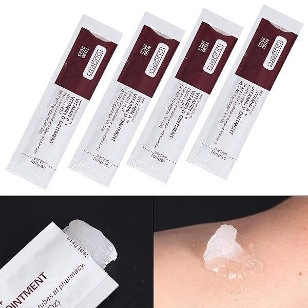 Gel reparador de cicatrices de tatuaje, 100 unidades, pomada de microblading con vitamina A & D, antiinflamatorio y anticicatrices, crema de cuidado para maquillaje microblading y curación de tatuajes - Image 4