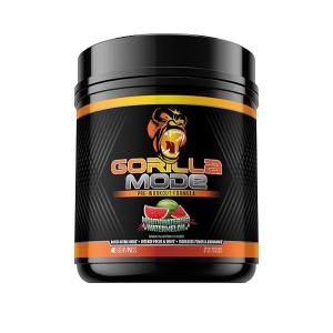 Gorilla Mind COPU Gorilla Mode Pre Workout - Bombas masivas · Enfoque láser · Energía · Potencia - L-citrulina, creatina, GlycerPump™, L-tirosina, agmatina, kanna, citrato de N-fenetilo dimetilamina - 590 gramos (sandía)