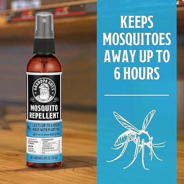 Grandpa Gus's Natural Mosquito Repellent Spray - Camping & RV - 4oz - 2 Pack - Image 4