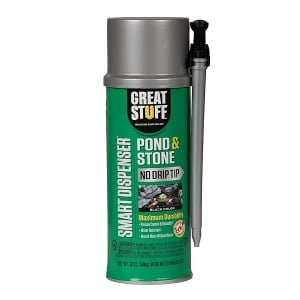 Great Stuff 99112849 Dispensador Inteligente para estanques y Piedras, 12 onzas, Negro