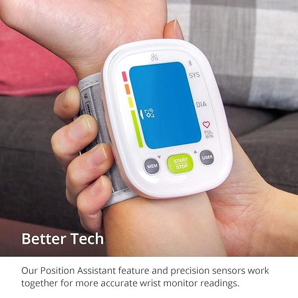 Greater Goods - Muñeca digital para monitor de presión arterial – Puño de muñeca ajustable de alta calidad, máquina automática de presión arterial para uso doméstico, diseñada en San Luis - Image 4