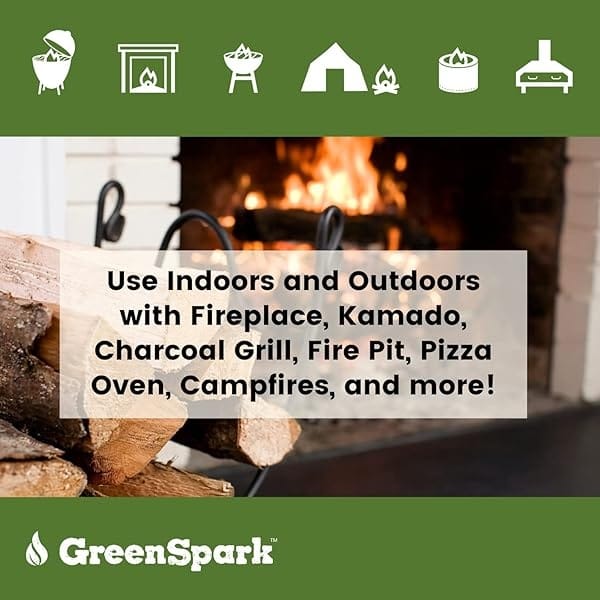 GreenSpark Firestarters - 160 piezas de arrancadores de fuego naturales para parrilla, ahumador, horno de pizza, barbacoa, estufa de madera y pellets, hoguera, quemadura larga, impermeable, todo tipo de clima, seguro para uso en interiores y exteriores - Image 4
