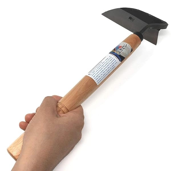 HACHIEMON Herramienta japonesa para desmalezar, borde muy afilado, Nejiri Gama - Image 4