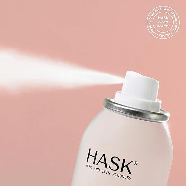 HASK Dry Shampoo Kits for all hair types, aluminum free, no sulfates, parabens, phthalates, gluten or artificial colors, Nourishing Monoi Coconut - Set of 2 Large 6.5oz Cans - Image 5