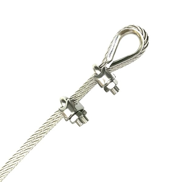 HEVERP - Abrazadera de cable de acero inoxidable M3 de 1/8 pulgadas - Image 6