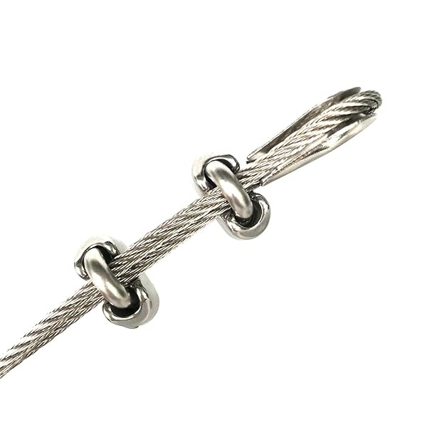 HEVERP - Abrazadera de cable de acero inoxidable M3 de 1/8 pulgadas - Image 7